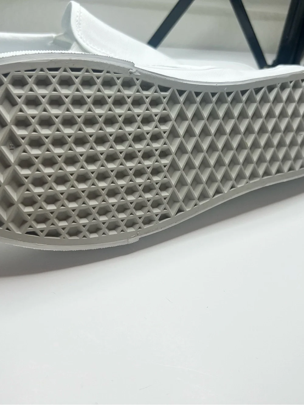 New Vans White Classic Slip-On Canvas Sneakers (never used)
